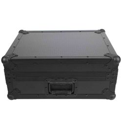 ProX T-TTBL Flight Case for Turntable with Foam Kit - Black on Black