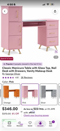 Nail desk