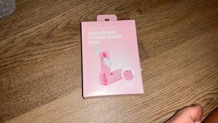 Handheld power bank fan