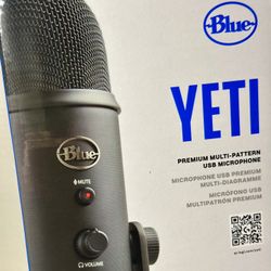 Blue Yeti USB Microphone by Logitech – New in Box