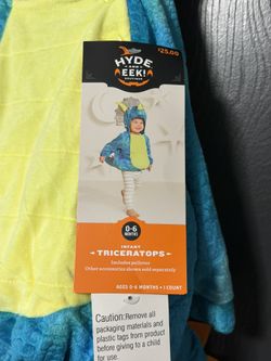Infant Triceratops Costume