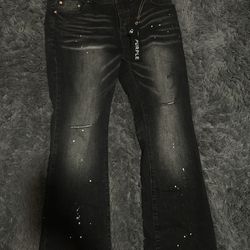 Purple jeans