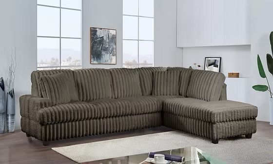 Sectional Sofa and Pillows 