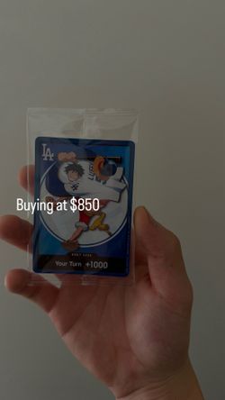 Buying One Piece Dodgers for $850