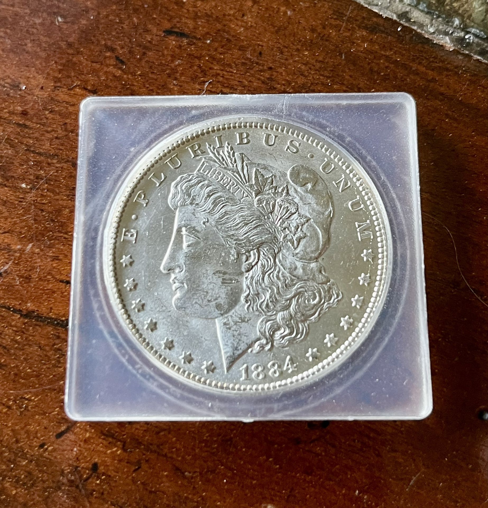 1884-CC MORGAN SILVER DOLLAR! Luster & Blast White UNC- KEY DATE- MS65 Minimum Grade By Tampa Coin Show Licensed Grader ICG! Toning ! Best Offer!