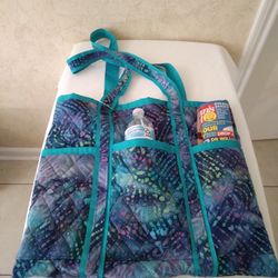 Handmade Quilted Tote Bag 