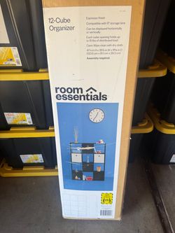 New Room Essentials Espresso Finish 12 Cube Organizer