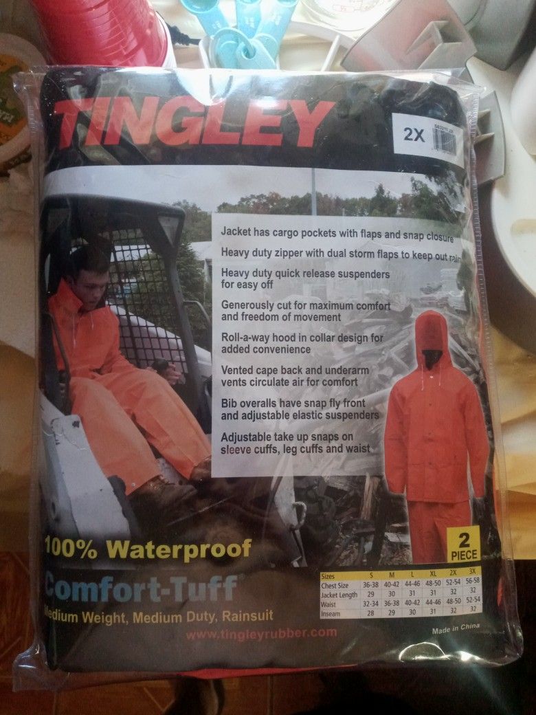 Tingley Rain Suit 2x And 3x