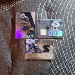 Dallas Cowboys Certified Game Worn Jersey Relic Card 