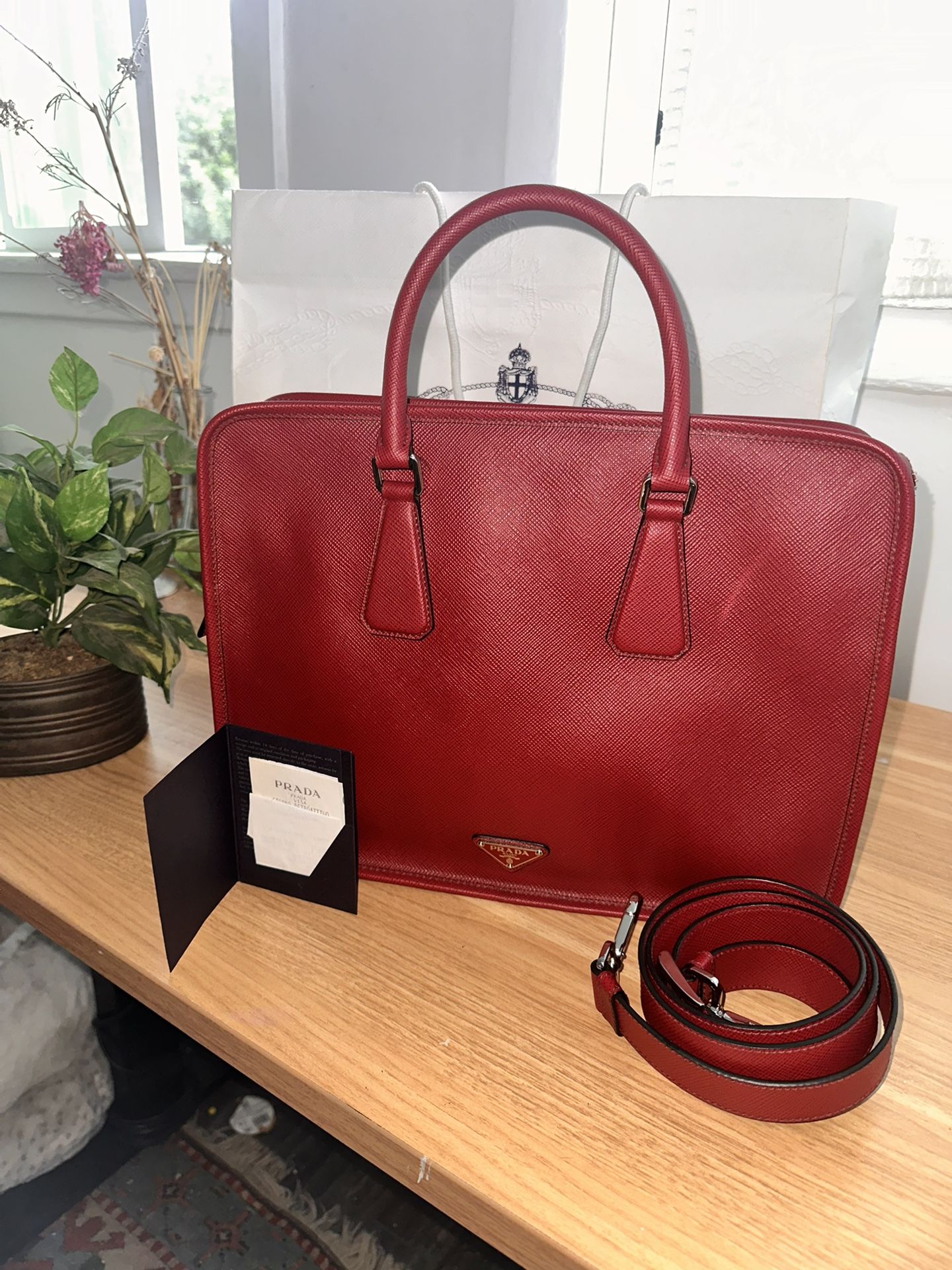 Red Prada Bag