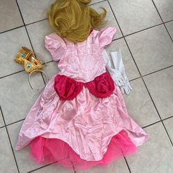 Princes peach girls costume
