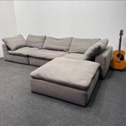 Can Deliver! 4 Piece Modular Cloud Couch Sectional Sofa - Very Comfortable