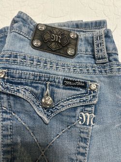 Miss Me Light Wash Embroidered Jeans
