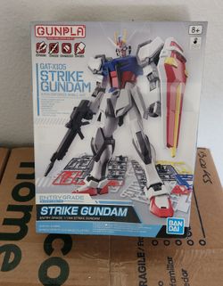 Bandai Entry Grade 1/144 GAT-X105 Strike Gundam Model Kit - New In Box