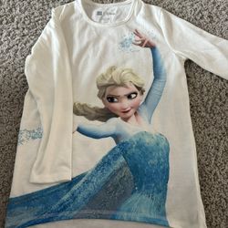 Girls Size 8 Sleep Shirt Elsa
