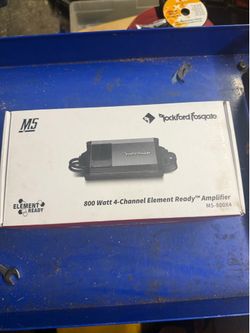 Brand new Rockford Fosgate M5-800x4 Amp