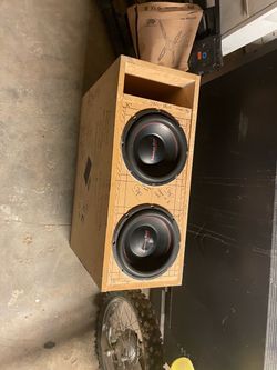 Subwoofers with box and amp