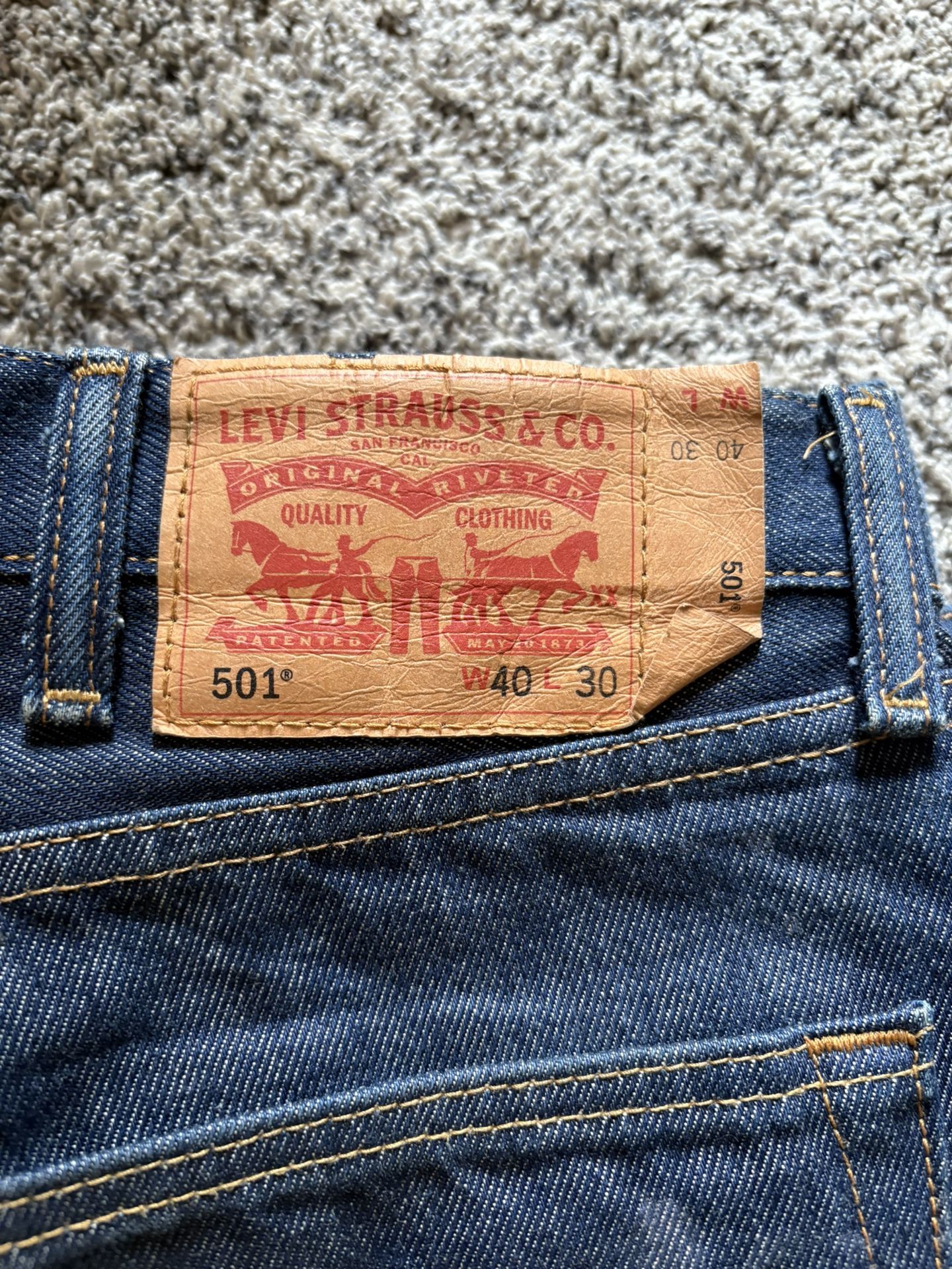 Mens Levi’s 501 In Good Condition