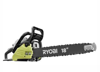 Ryobi RY3818 18 in. 38cc 2-Cycle Gas Chainsaw with Heavy Duty Case
