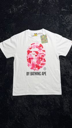 BAPE Pink Camo Ape Head T-Shirt – White/Pink
