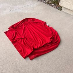 Vintage Nike SphereDry Red Long Sleeve T-Shirt size XL
