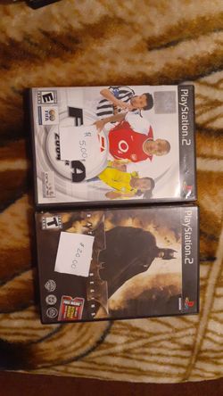 PS2 Games used