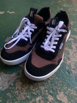 Brown & white vans