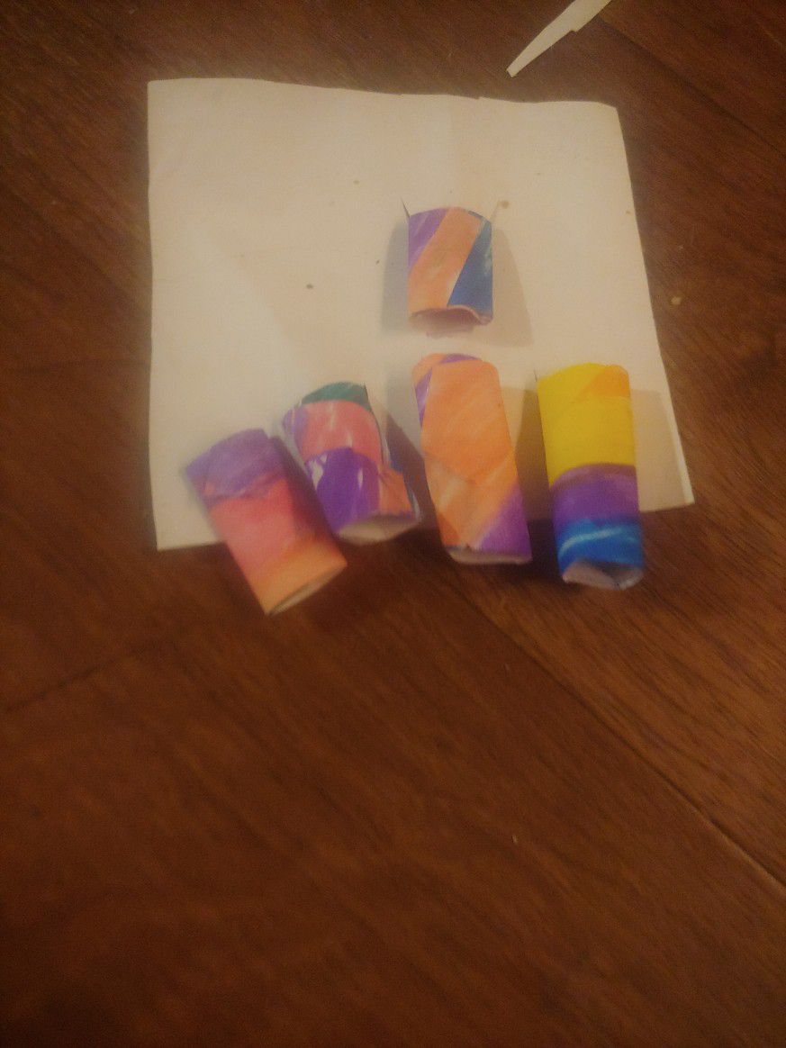 Paper Nails Toy Food