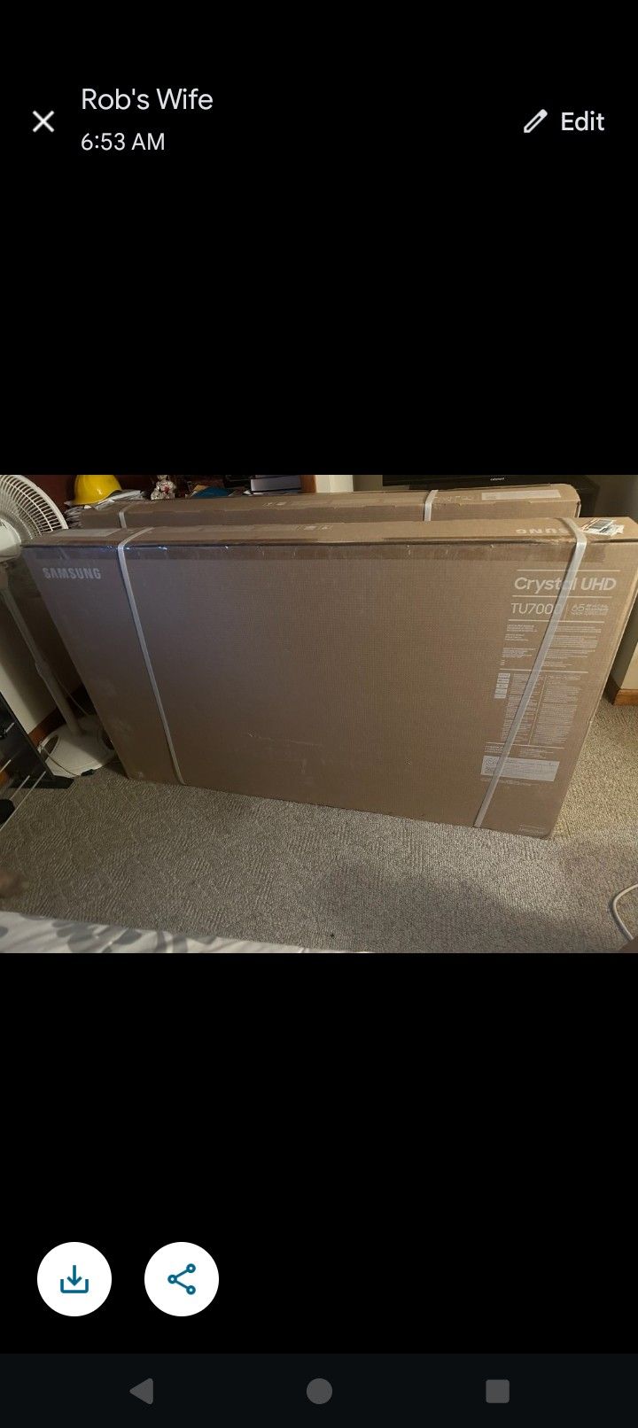 New Inbox TV 65 Inch Tu 7000 Crystal Uhd