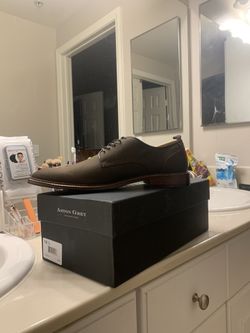 Ashton Grey Dress Shoes (multiple Sizes)