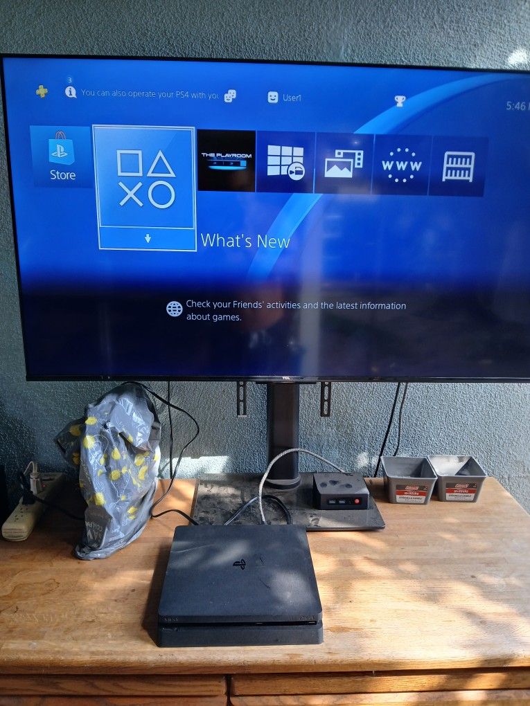 PS4 Console and Games ,two Controllers