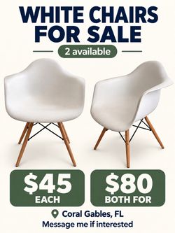 White chairs