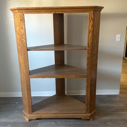 Solid Wood Corner Shelf