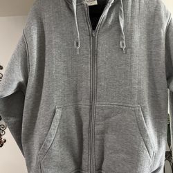 Mens zip hoodie with Thermal Lining Medium