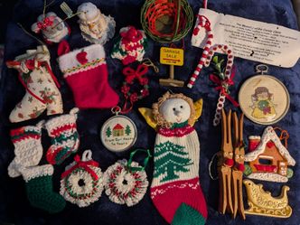 Vintage Christmas Ornaments #1