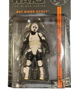Star Wars Black Series #7 Biker Scout 2013 3.75”