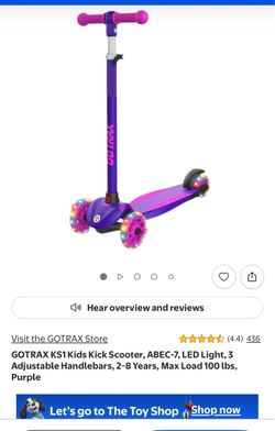 Scooter pink and purple