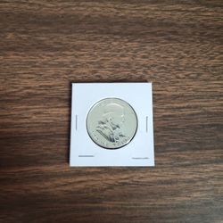 Silver Benjamin Proof Half Dollar