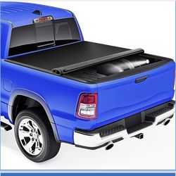 New 96"-98.3", Truck Bed Cover with Dual-Coated Vinyl,  Soft Roll Up Tonneau Cover