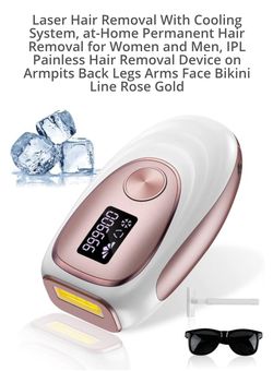 Laser Hair Removal With Cooling System
