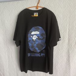 A Bathing Ape BAPE Mens Camo Shark Shark T Shirt 
