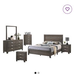 Only Serious Inquires Please Need This Gone!! Rustic 6 Piece King Bedroom Set – $650 If bought today we will deliver!!!!