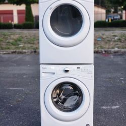 STACKABLE WHIRLPOOL 4.5 cuft washer and 7.4 cuft Electric https://offerup.com/redirect/?o=RHJ5ZXIuV29ya3M= Perfect. 30 Days warranty