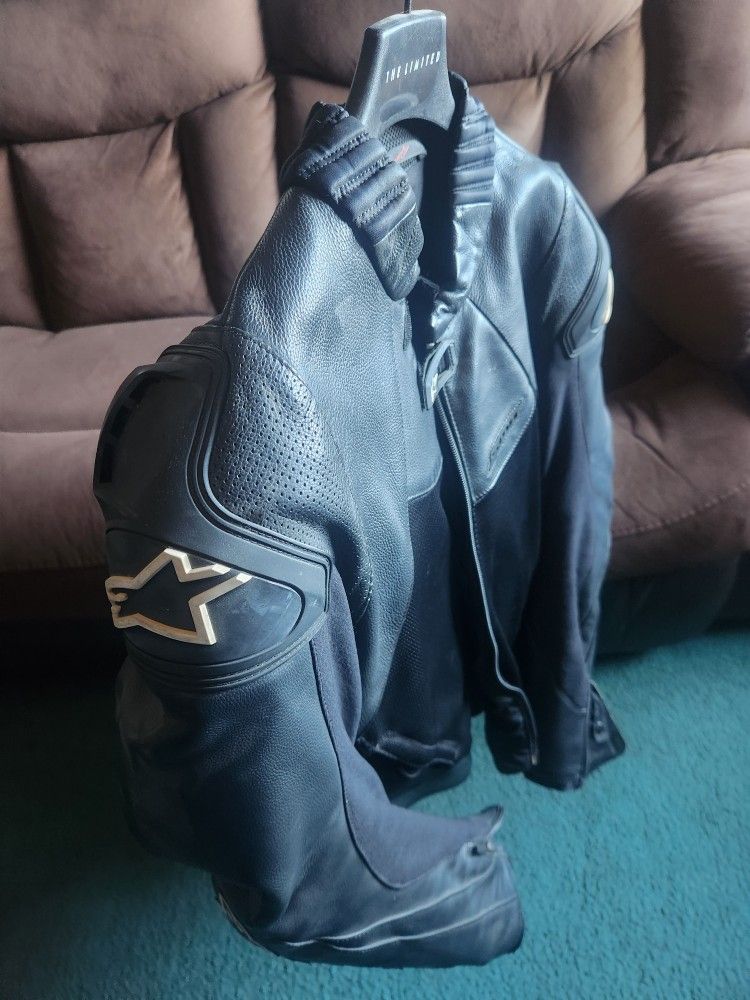 Alpine Stars SMX Leather Moto Jacket