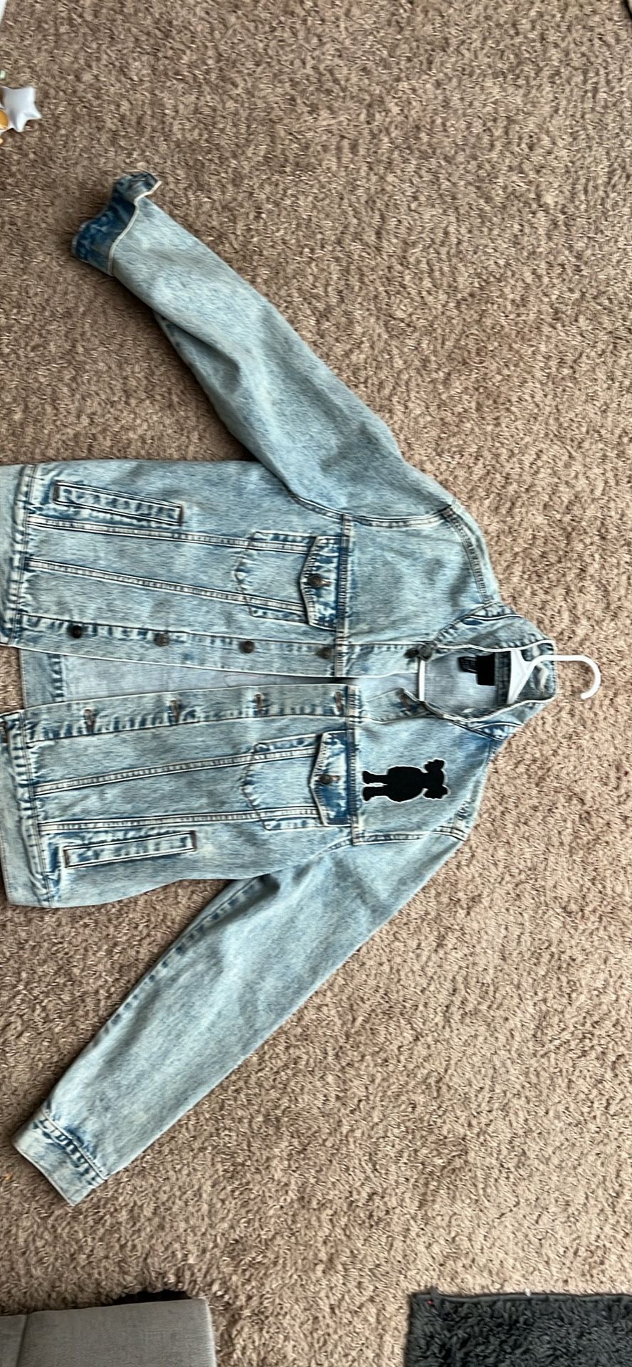 Kaws Painted Denim Jacket