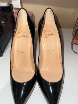 Christian Louboutin Black Patent Leather Heels