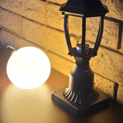 Globe Tabletop Lamp / Night Light 6"