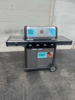 Bbq grill gas propane charbroil commercial with side burner