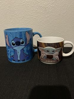 Yoda And Lilo And Stitch Mugs