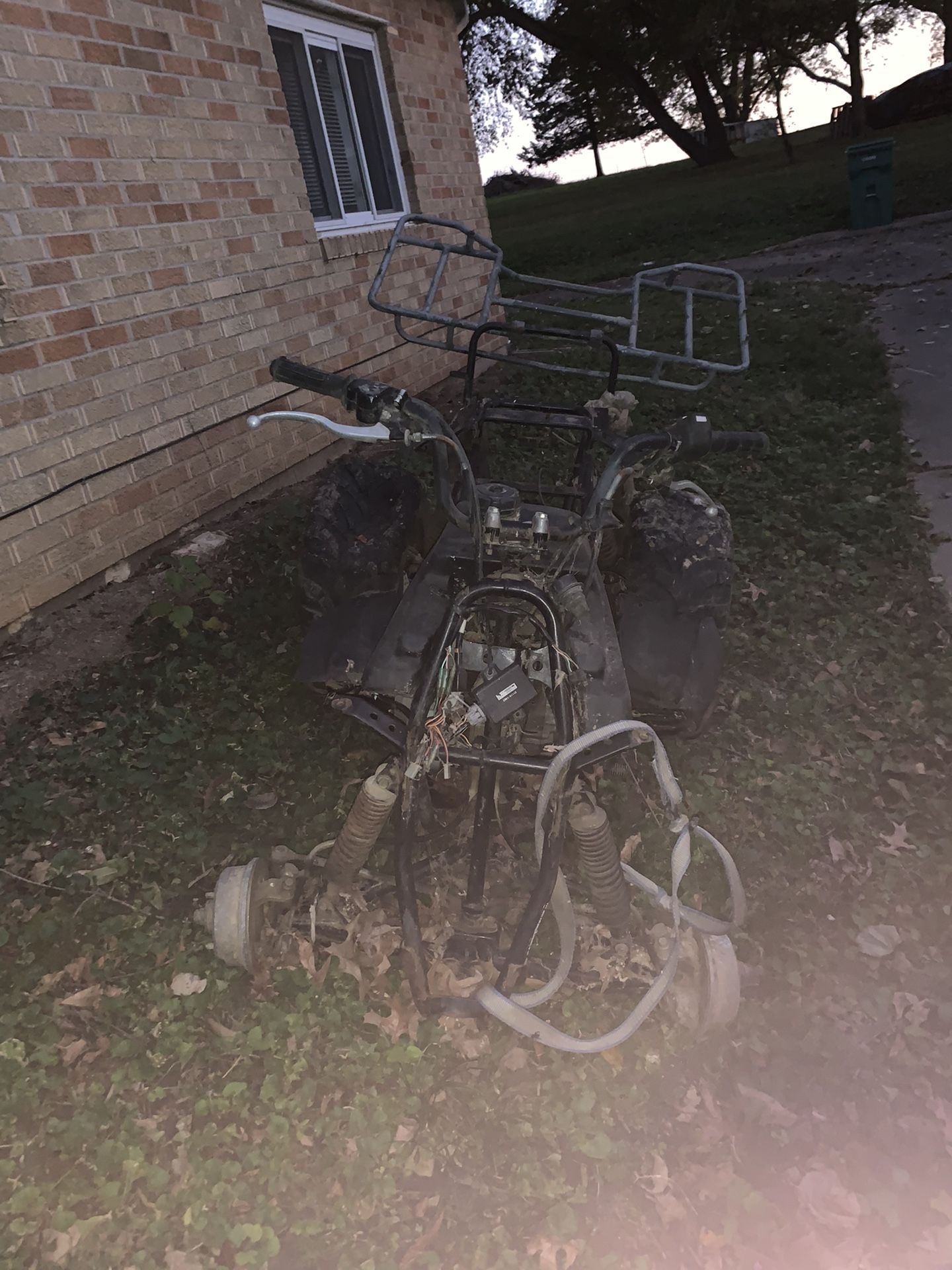 4 Wheeler. Needs Work. It Just Needs Ignition And Battery. Camouflage Body Covers Included! Pick Up Only
